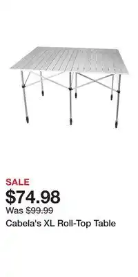 Cabela's Cabela's XL Roll-Top Table offer