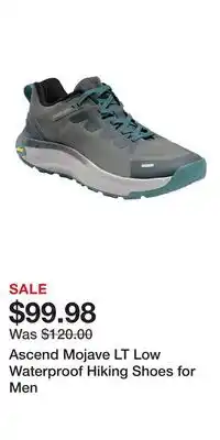 Cabela's Ascend Mojave LT Low Waterproof Hiking Shoes for Men offer