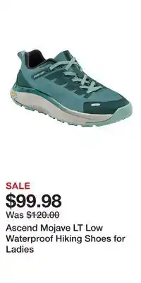 Cabela's Ascend Mojave LT Low Waterproof Hiking Shoes for Ladies offer
