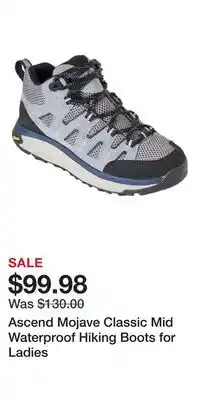 Cabela's Ascend Mojave Classic Mid Waterproof Hiking Boots for Ladies offer