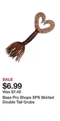 Cabela's Bass Pro Shops XPS Skirted Double Tail Grubs offer