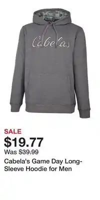 Cabela's Cabela's Game Day Long-Sleeve Hoodie for Men offer