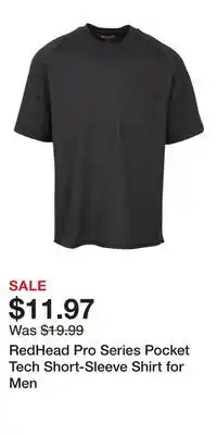 Cabela's RedHead Pro Series Pocket Tech Short-Sleeve Shirt for Men offer