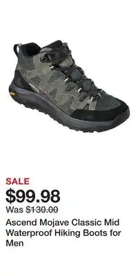 Cabela's Ascend Mojave Classic Mid Waterproof Hiking Boots for Men offer