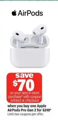 Meijer Apple AirPods Pro Gen 2 offer