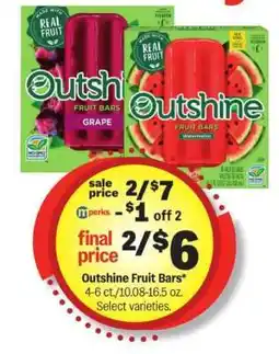 Meijer Outshine Fruit Bars offer