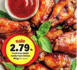 Meijer Meijer Family Pack Chicken Wings offer