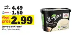 Meijer Breyers Ice Cream offer