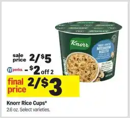 Meijer Knorr Rice Cups offer