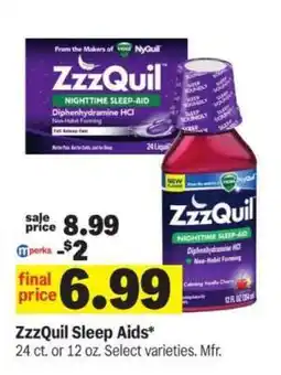Meijer ZzzQuil Sleep Aids offer