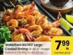 Albertsons Waterfront BISTRO Large Cooked Shrimp offer