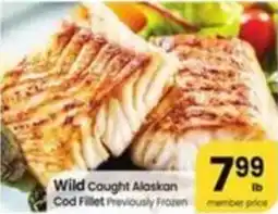 Albertsons Wild Caught Alaskan Cod Fillet offer