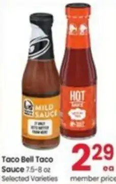 Albertsons Taco Bell Taco Sauce offer