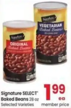 Albertsons Signature SELECT Baked Beans offer