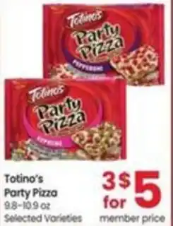 Albertsons Totino's Party Pizza offer