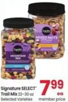 Albertsons Signature SELECT Trail Mix offer