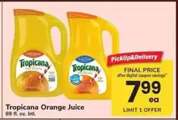 Safeway Tropicana Orange Juice offer