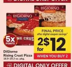 Safeway DiGiorno Rising Crust Pizza offer