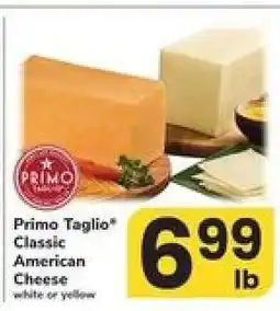 Safeway Primo Taglio Classic American Cheese offer