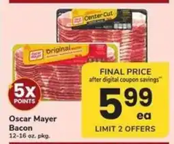 Safeway Oscar Mayer Bacon offer