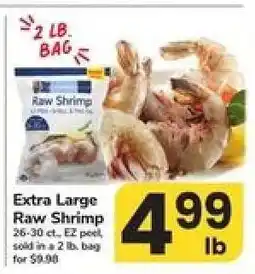 Safeway Extra Large Raw Shrimp offer