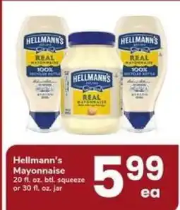 Safeway Hellmann's Mayonnaise offer