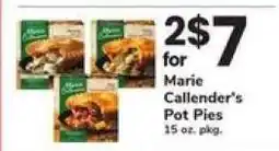 Safeway Marie Callender's Pot Pies offer