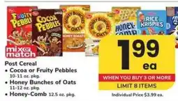 Safeway Post Cereal offer
