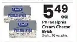 Safeway Philadelphia Cream Cheese Brick offer