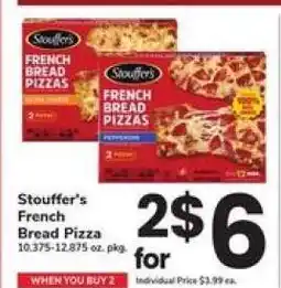 Safeway Stouffer's French Bread Pizza offer