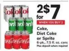 Safeway Coke, Diet Coke Or Sprite offer