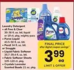 Safeway Laundry Detergent offer