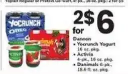 Safeway Dannon yogurt offer