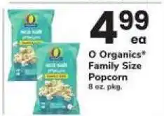 Safeway O Organics Family Size Popcorn offer