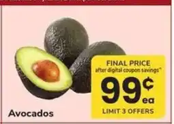 Safeway Avocados offer