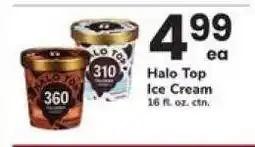 Safeway Halo Top Ice Cream offer