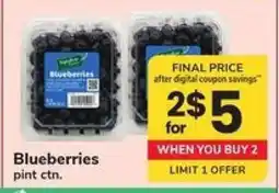 Safeway Blueberries offer
