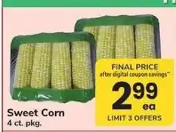 Safeway Sweet Corn offer