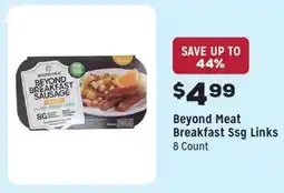 Grocery Outlet Beyond Meat Breakfast Ssg Links offer