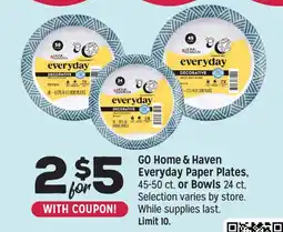Grocery Outlet Go home & haven everyday paper plates offer