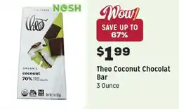 Grocery Outlet Theo coconut chocolat bar offer