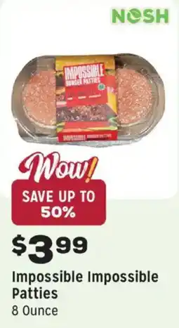 Grocery Outlet Impossible impossible patties offer
