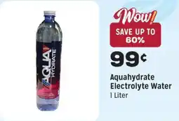 Grocery Outlet Aquahydrate electrolyte water offer