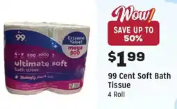 Grocery Outlet 99 Cent Soft Bath Tissue offer