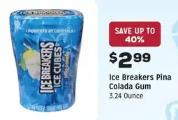 Grocery Outlet Ice breakers pina colada gum offer