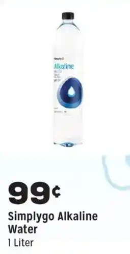 Grocery Outlet Simplygo alkaline water offer