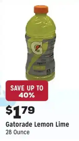 Grocery Outlet Gatorade lemon lime offer