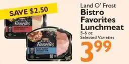 Festival Foods Land O' Frost Bistro Favorites Lunchmeat offer
