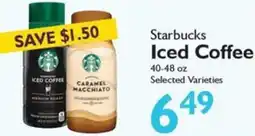 Festival Foods Starbucks iced coffee offer
