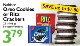 Festival Foods Nabisco oreo cookies or ritz crackers offer